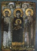 Throning Virgin with Child Between St. Theodorus and St. Joris